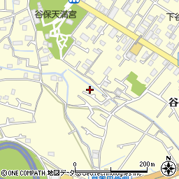 東京都国立市谷保578周辺の地図