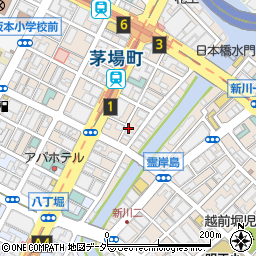 中華居酒屋 彩味園 茅場町店周辺の地図