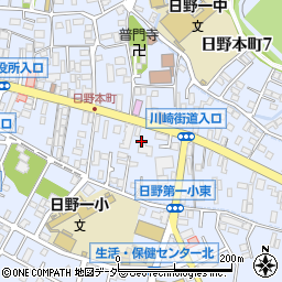 日野宿本陣周辺の地図