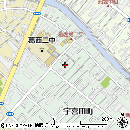 東京都江戸川区宇喜田町1480周辺の地図