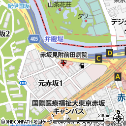 赤坂見附宮崎産婦人科周辺の地図
