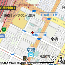 東京都中央区京橋1丁目5周辺の地図