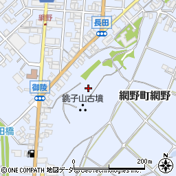 銚子山古墳周辺の地図