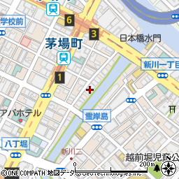 東京都中央区日本橋茅場町2丁目17-6周辺の地図