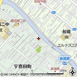 東京都江戸川区宇喜田町1501周辺の地図