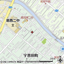 東京都江戸川区宇喜田町1465周辺の地図