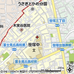 東京都渋谷区笹塚3丁目周辺の地図