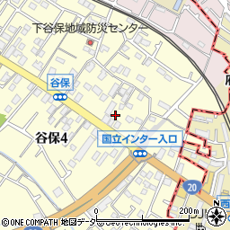 東京都国立市谷保4277周辺の地図