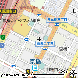 東京都中央区京橋1丁目5-4周辺の地図