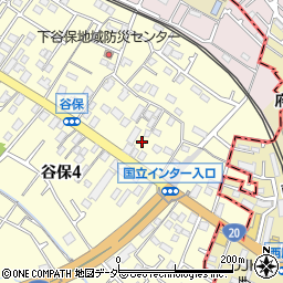 東京都国立市谷保4277-1周辺の地図