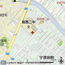 東京都江戸川区宇喜田町1096周辺の地図