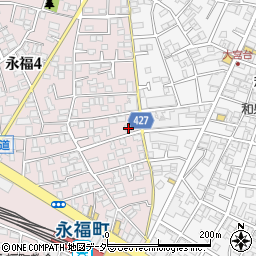 永福町ファミリー歯科クリニック周辺の地図