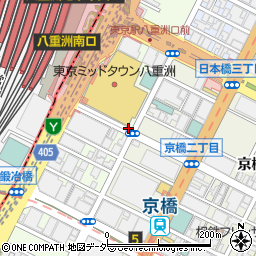 東京都中央区八重洲2丁目周辺の地図