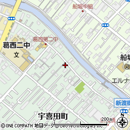 東京都江戸川区宇喜田町1455周辺の地図