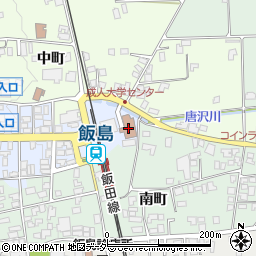 飯島公民館周辺の地図