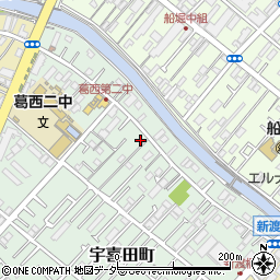 東京都江戸川区宇喜田町1466周辺の地図