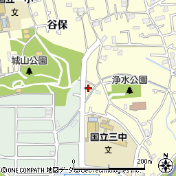 東京都国立市谷保1640-5周辺の地図