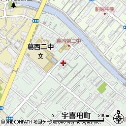 東京都江戸川区宇喜田町1485周辺の地図