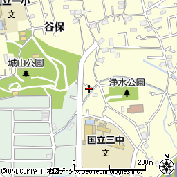 東京都国立市谷保1640-3周辺の地図