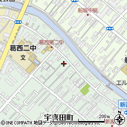 東京都江戸川区宇喜田町1467周辺の地図
