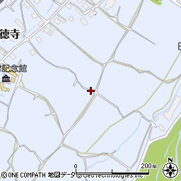 山梨県山梨市正徳寺周辺の地図
