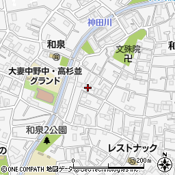 アップルハウス永福町周辺の地図