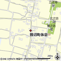 山梨県甲州市勝沼町休息1024周辺の地図