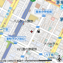 東京都中央区日本橋兜町20周辺の地図