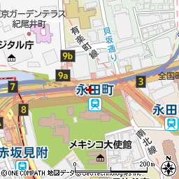 東京都千代田区周辺の地図