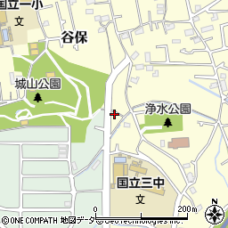 東京都国立市谷保1640-4周辺の地図