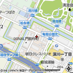 東京都江東区福住2丁目周辺の地図