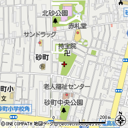 東京都江東区北砂4丁目周辺の地図