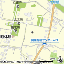 山梨県甲州市勝沼町休息1720周辺の地図