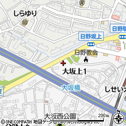 すき家日野大坂上店周辺の地図