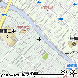 東京都江戸川区宇喜田町1495周辺の地図