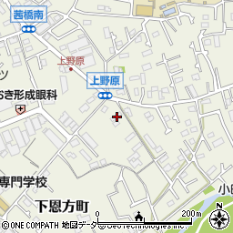 東京都八王子市下恩方町854周辺の地図