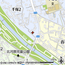 セブンイレブン甲府音羽橋店周辺の地図