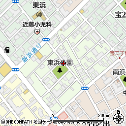 千葉県市川市入船周辺の地図