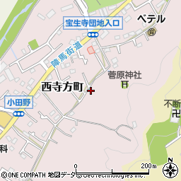 東京都八王子市西寺方町610周辺の地図