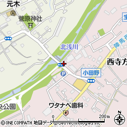 東京都八王子市西寺方町668周辺の地図