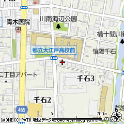 パークジャパン江東千石第１駐車場周辺の地図