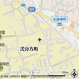 東京都八王子市弐分方町103周辺の地図
