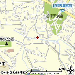 東京都国立市谷保785周辺の地図