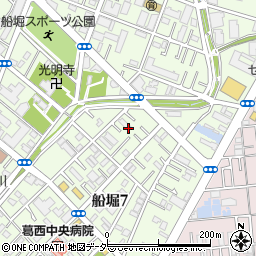 東京都江戸川区船堀7丁目周辺の地図