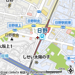 日野駅周辺の地図