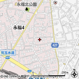 カルム永福町横_akippa駐車場周辺の地図