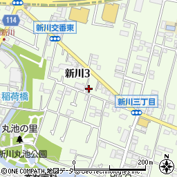 東京都三鷹市新川3丁目5-9周辺の地図