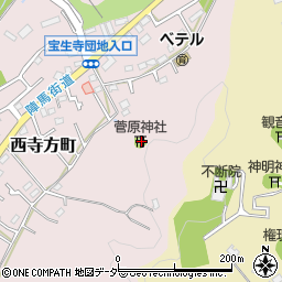 東京都八王子市西寺方町613周辺の地図
