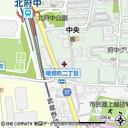 京王バス中央株式会社　府中営業所周辺の地図