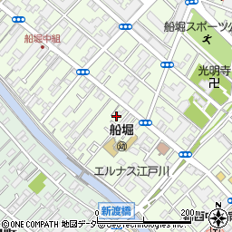 東京都江戸川区船堀6丁目周辺の地図